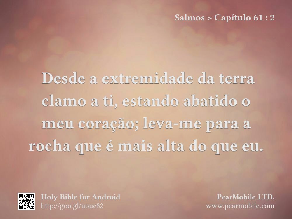 Salmos, Capítulo 61:2